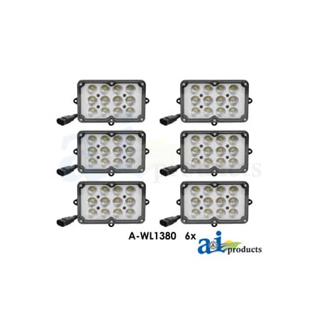 A & I Products Light Kit, LED, 6 Lights 0" x0" x0" A-WL9000KT